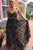 A-Line Spaghetti Straps Floor-Length Black Lace Prom Dress with Appliques LPD81 | Cathyprom