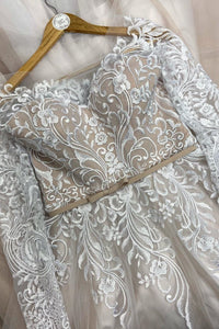 A Line Long Sleeve Wedding Dresses Wedding Dress Custom Made Wedding Gown Bridal Gown OHD174 | Cathyprom
