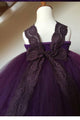 Charming Cute A-Line Tulle Flower Girl Dresses With Hand-made Flowers OHR040 | Cathyprom