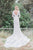Mermaid V-Neck Backless Long Sleeves Lace Wedding Dress OHD022 | Cathyprom