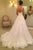 A-Line Scoop Sweep Train White Tulle Sleeveless Wedding Dress with Appliques Bohemian Wedding Gown Bridal Gown OHD229