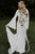 Mermaid V-Neck Bell Long Sleeves Backless Sweep Train Lace Wedding Dress OHD236