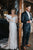 Sheath Off-the-Shoulder Long Sleeves Sweep Train Appliqued Wedding Dress OHD260