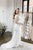 Mermaid V-Neck Long Sleeves Sweep Train Lace Bohemian Wedding Dress with Split OHD269