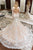Mermaid V-Neck Long Sleeves Court Train Wedding Dress with Appliques OHD254