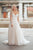 A-Line Off-the-Shoulder Long Sleeves Appliqued Wedding Dress with Beading OHD253
