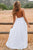 A-Line Spaghetti Straps Backless Chiffon Beach Wedding Dress with Lace OHD039 | Cathyprom