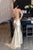 Mermaid Spaghetti Straps Sweep Train Criss-Cross Straps Gold Sequined Prom Dress P31