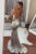 Mermaid Halter Backless Sweep Train Silver Prom Dress with Sequins LPD100 | Cathyprom