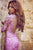 Mermaid Long Sleeves Open Back Tulle Prom Dress with Appliques OHC156 | Cathyprom