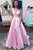 A-Line V-Neck Sleeveless Prom Dress Pockets Party Dress OHC146 | Cathyprom