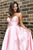 Modest V-neck Sleeveless Criss Cross Back Pockets Long Satin Prom Evening Dress OHC577