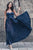 A-Line Sweetheart Ankle-Length Dark Blue Pleated Prom Party Dress L52 | Cathyprom