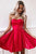 Chic Sweetheart Above Knee Ruched Homecoming Party Dress OHM050 | Cathyprom