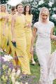 Sheath Crew Open Back Floor-Length Bridesmaid Dress with Split OHS083 | Cathyprom