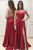 Simple A Line Spaghetti Straps Sweep Train Backless Sleeveless Long Satin Prom Dress With Pockets OHC271 | Cathyprom