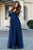 A Line Off The Shoulder Floor Length Half Sleeve Tulle Romantic Bridesmaid Dresses with Ruffles OHS130 | Cathyprom