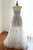 A-Line Sweetheart Floor-Length Ivory Tulle Prom Dress with Appliques Q78