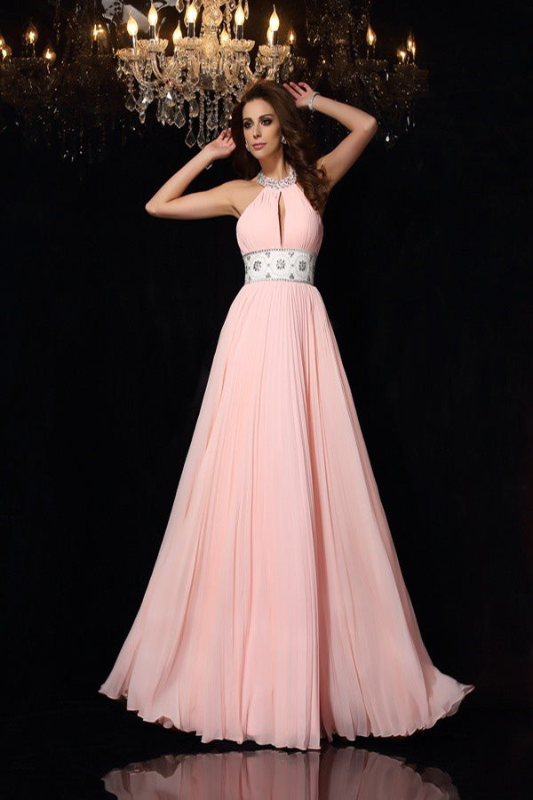 high neck chiffon prom dress The Lilac | Chiffon High Neck Ruched Wedding Guest Dress