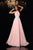 A-Line/Princess High Neck Pleats Sleeveless Long Chiffon Prom Dresses LPD19