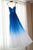 A Line Spaghetti Straps Floor Length Sleeveless Royal Blue Ombre Long Chiffon Prom Dress/Evening Dress OHC105 | Cathyprom