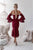 Mermaid Off-the-Shoulder Long Bell Sleeves Burgundy Lace Prom Dress PD6