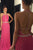 Sheath Jewel Sleeveless Sweep Train Backless Rose Pink Prom Dress with Beading L4