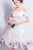 Beautiful Homecoming Dresses A-line Off The Shoulder Sleeveless Tulle Floral Short Prom Dress Party Dress OHM118 | Cathyprom