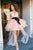Cute A Line V Neck Short Homecoming Dresses Bowknot OHM014 | Cathyprom
