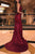 Trumpet/Mermaid Sleeveless V-neck Sweep Train Ruffles Sequins Dresses LPD18
