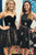 Two Piece Homecoming Dresses Little Black Dress Lace Short Prom Dress Party Dress OHM141