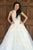 A-Line Crew Sweep Train White Tulle Sleeveless Prom Dress with Beading Lace Z6