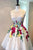 Beautiful High Low Homecoming Dresses Sleeveless Tulle Embroidery Short Prom Dress Party Dress OHM124 | Cathyprom