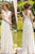 Simple V-neck Floor-length Chiffon Sleeveless Bridal Gown Wedding Dresses OHD135 | Cathyprom