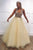A-Line Sleeveless Open Back Tulle Beaded V-Neck Long Prom Dress OHC148 | Cathyprom