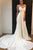 Beautiful A Line Round Neck Sweep Train Sleeveless White Chiffon Wedding Dresses OHD103 | Cathyprom