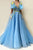 Beautiful Prom Dresses A Line Floor-length Sleeveless Pockets Embroidery Long Chic Tulle Prom Dress  OHC242 | Cathyprom