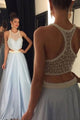 Lavender Jewel Sleeveless Floor-length Prom Dress with Beading P66