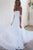 A-Line Off-the-Shoulder Lace Beach Wedding Dress with Appliques OHD017 | Cathyprom