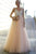 Sparkly A-line Straps Floor Length Sleeveless Tulle Beading Long Prom Dress Evening Dress OHC108 | Cathyprom
