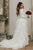 Long Sleeves A-Line Bateau Sweep Train Tulle Wedding Dress OHD047 | Cathyprom