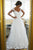 Chic A-line V-neck Sweep/Brush Train Sleeveless Long Tulle Bridal Gown Wedding Dresses OHD149 | Cathyprom