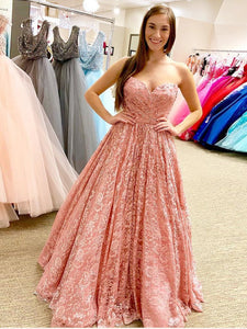 Modest A Line Sweetheart Sleeveless Graduation Long Tulle Prom Dresses/Evening Dress OHC283 | Cathyprom 