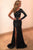 Sparkle Sheath Sweep Train One Shoulder Long Sleeve Side Split Sequins Long Prom Dress OHC203 | Cathyprom