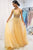 Sparkly A-line V neck Floor Length Sleeveless Tulle Long Prom Dresses Formal Dresses OHC112 | Cathyprom