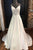 Satin Appliques A-Line Lace Satin Wedding Dresses Sweep Train Wedding Gown Bridal Gown OHD193