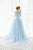 A Line Off-the-shoulder Sweep/Brush Train Sleeveless Long Tulle Prom Dress/Evening Dress OHC134 | Cathyprom