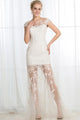 Mermaid Wedding Gown Crew Sweep Train Cap Sleeves Ivory Tulle Beaded Wedding Dress Bridal Gown OHD227