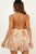 A Line Spaghetti Strap Sleeveless Sequins Criss-Cross Straps Chiffon Homecoming Dress OHM091 | Cathyprom