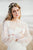 Beautiful A Line Bateau Sweep Train Long Sleeves Romantic Tulle Beach Bridal Gown Wedding Dresses OHD156 | Cathyprom